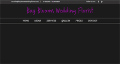 Desktop Screenshot of baybloomsweddingflorist.co.nz